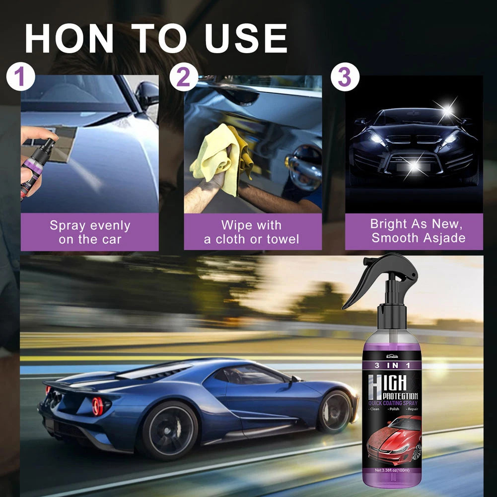 Spray Car Coating Wax Polishing Spray - Scratch Repair