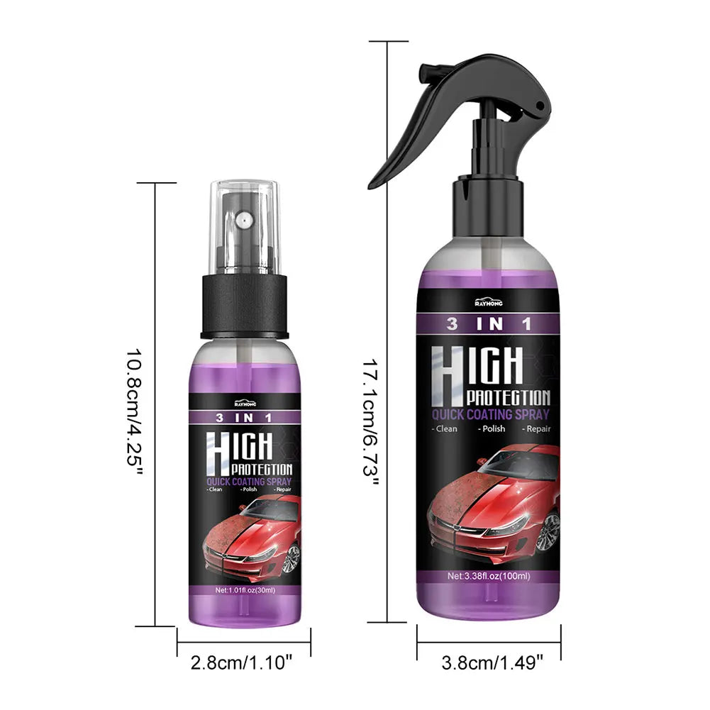 Spray Car Coating Wax Polishing Spray - Scratch Repair