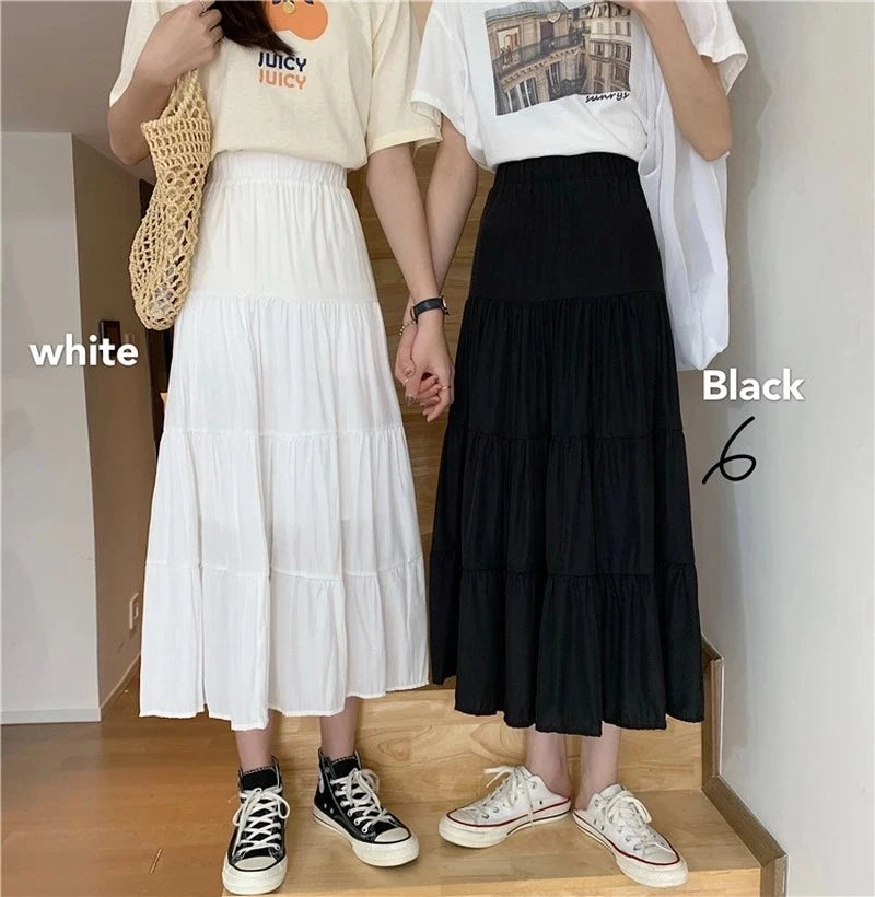 Women Chiffon long Skirts