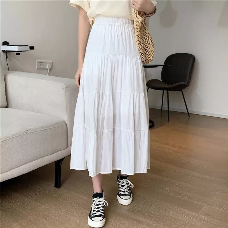 Women Chiffon long Skirts